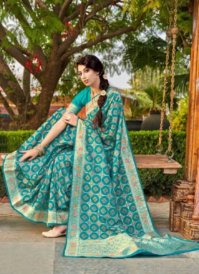 Minal Silk 7700 Manjubaa New Latest Designer Festive Wear Banarasi Soft Silk Saree Collection